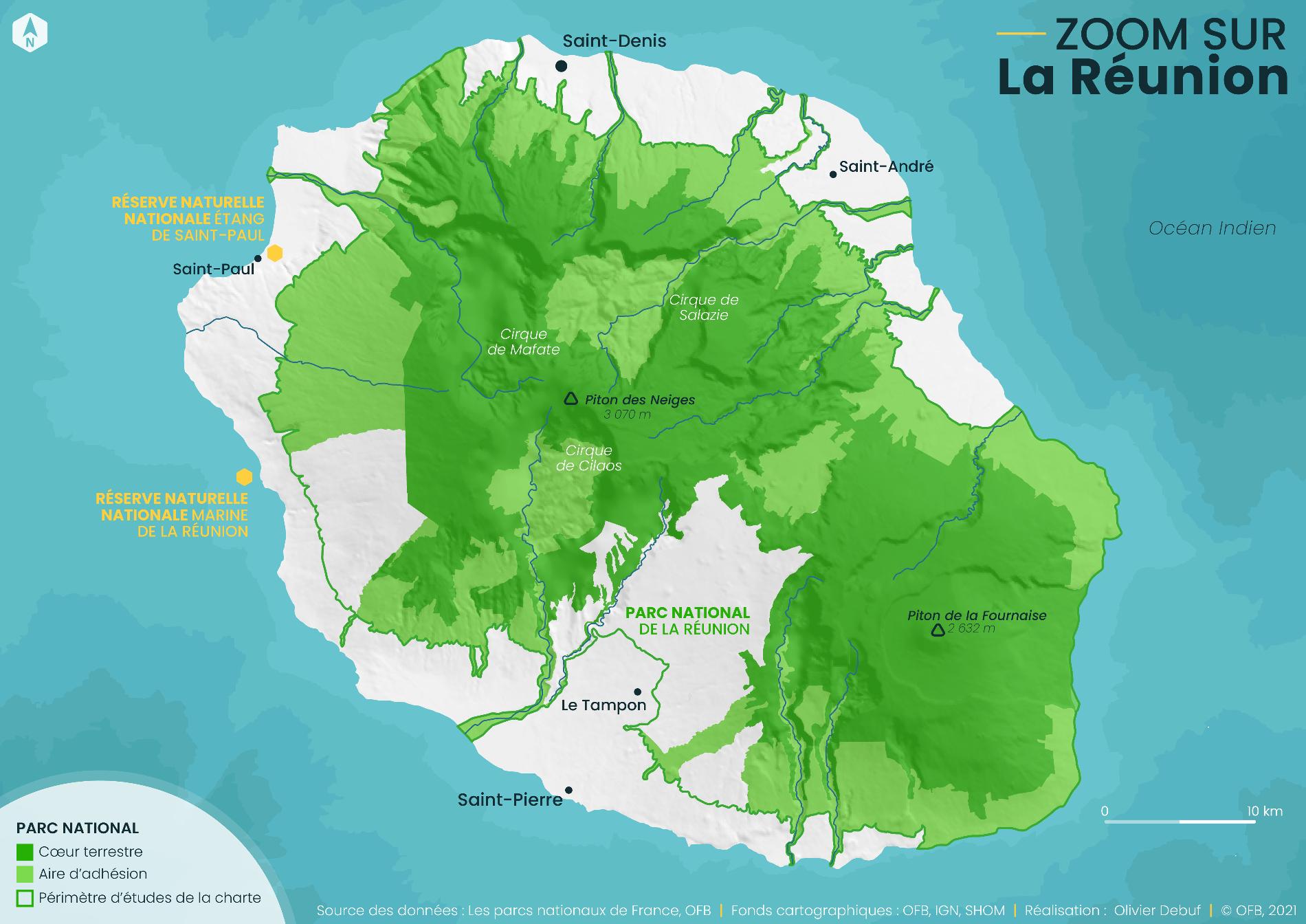 Carte La Réunion
