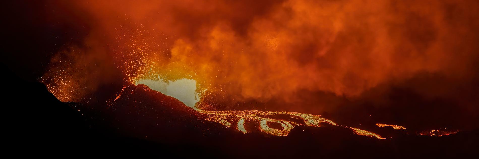 Éruption du Piton de la Fournaise en 2018 © Fabrice H.