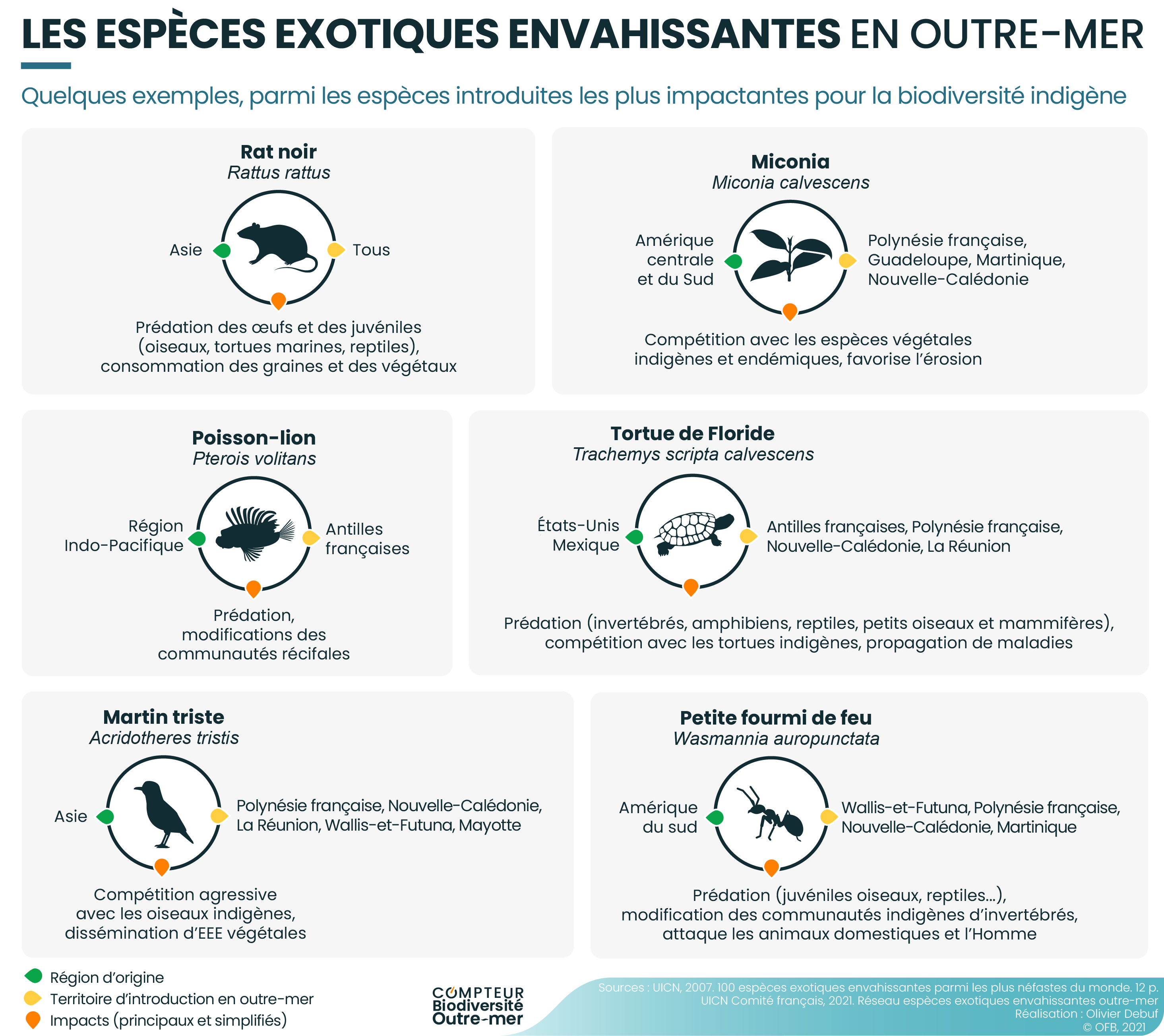 Espèces exotiques envahissantes outre-mer