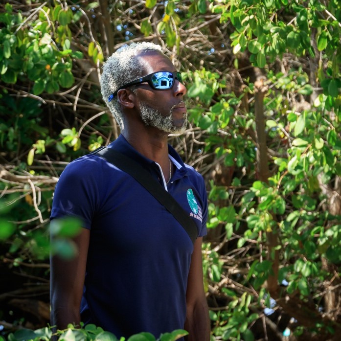 Laurent Louis-Jean, conservateur au Parc naturel régional de la Martinique