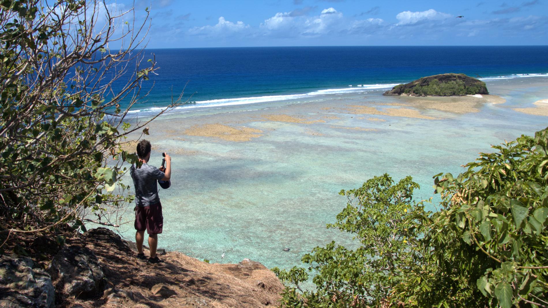 îlot Nukula'ela'e vu depuis Nukufotu © Tristan Berr