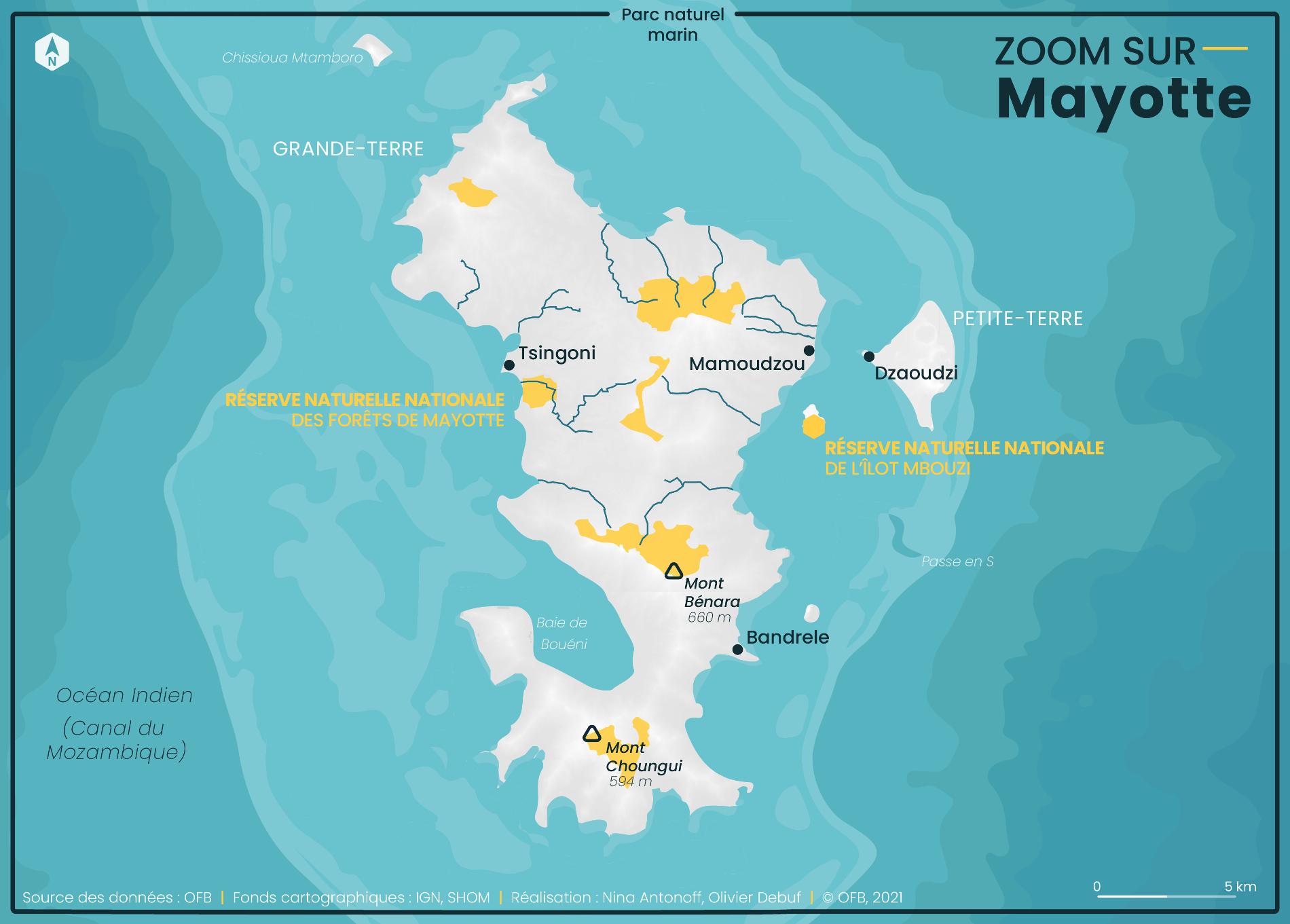 Carte Mayotte