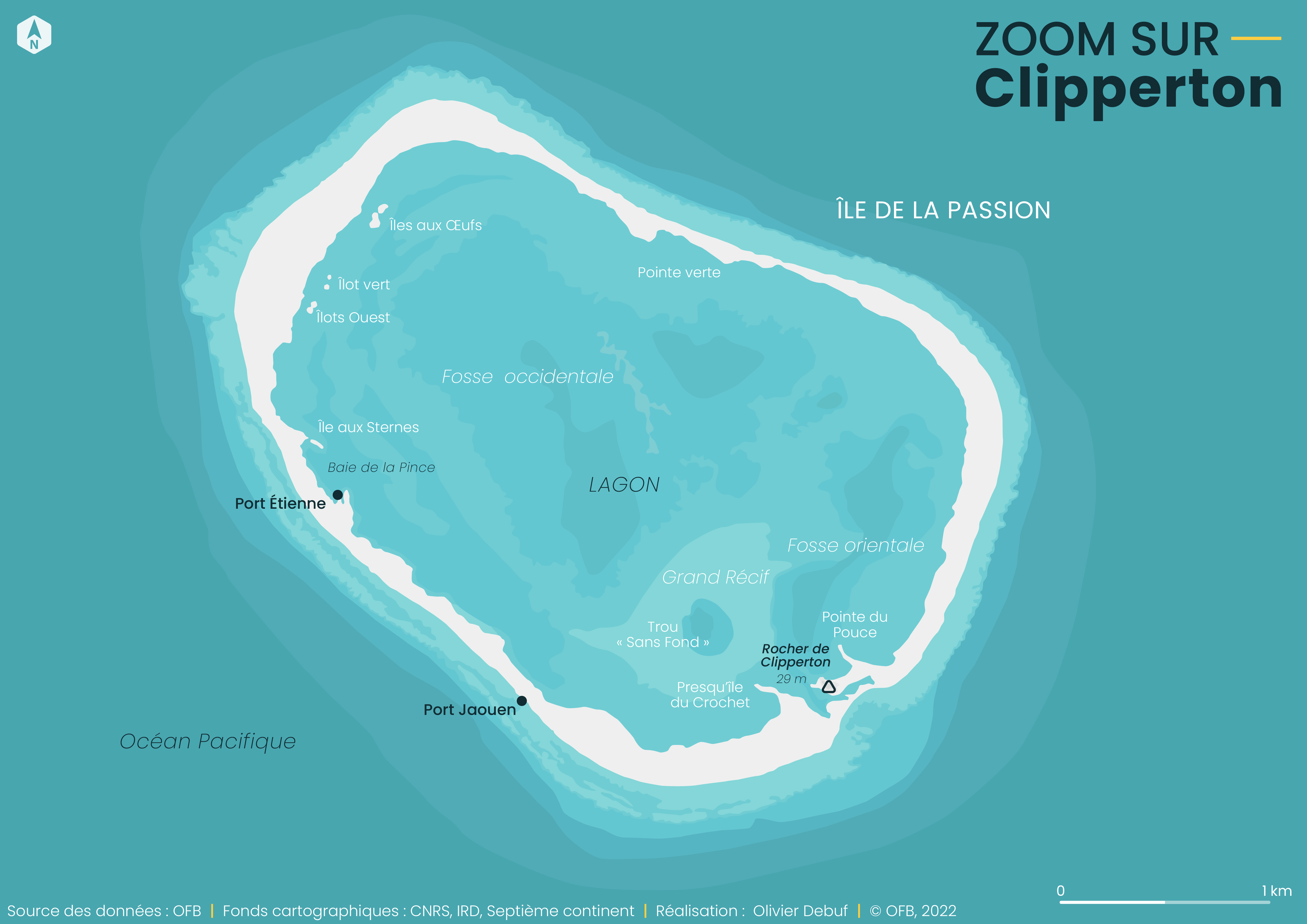 Carte Clipperton