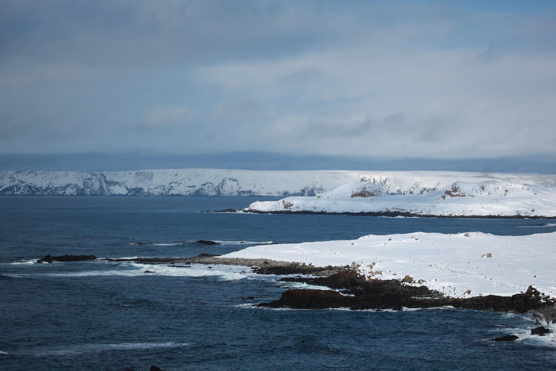 Paysage enneigé de Saint-Pierre-et-Miquelon © Bruno Letournel - Office français de la biodiversité