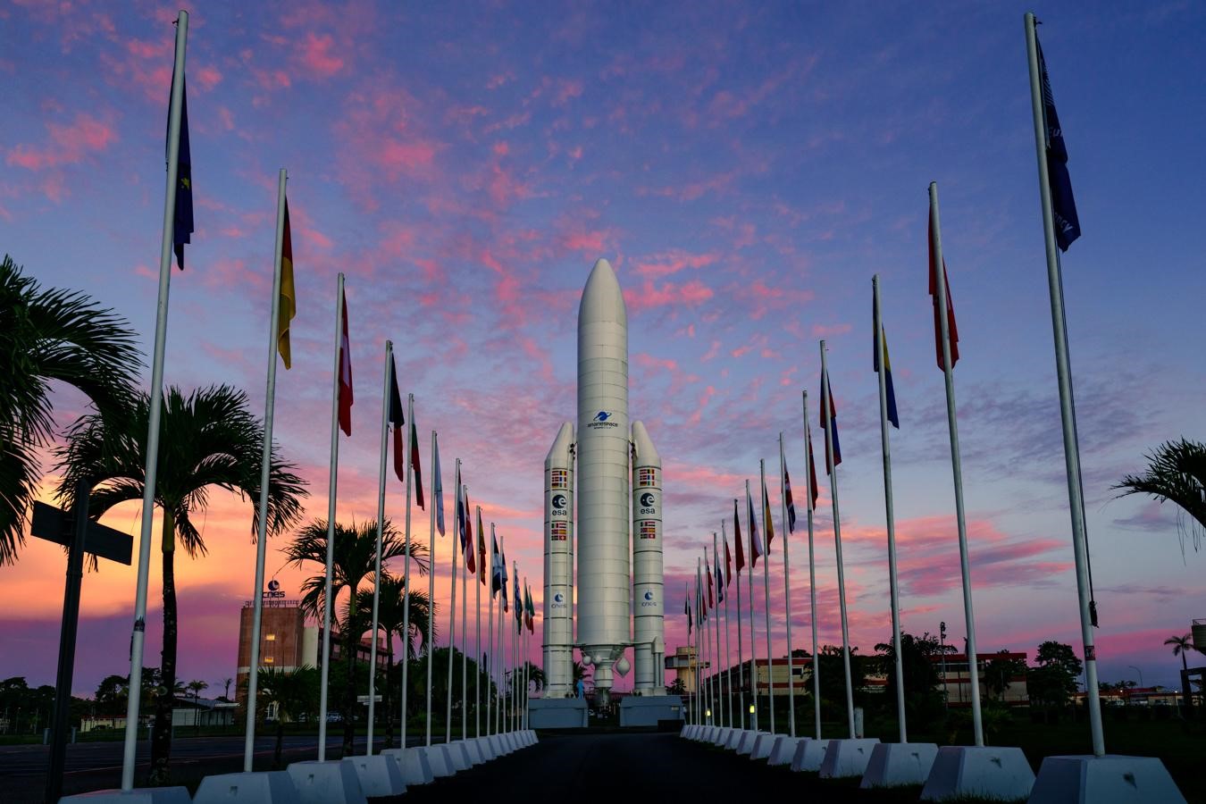 Maquette d'Ariane 5 © Fabien Lefebvre