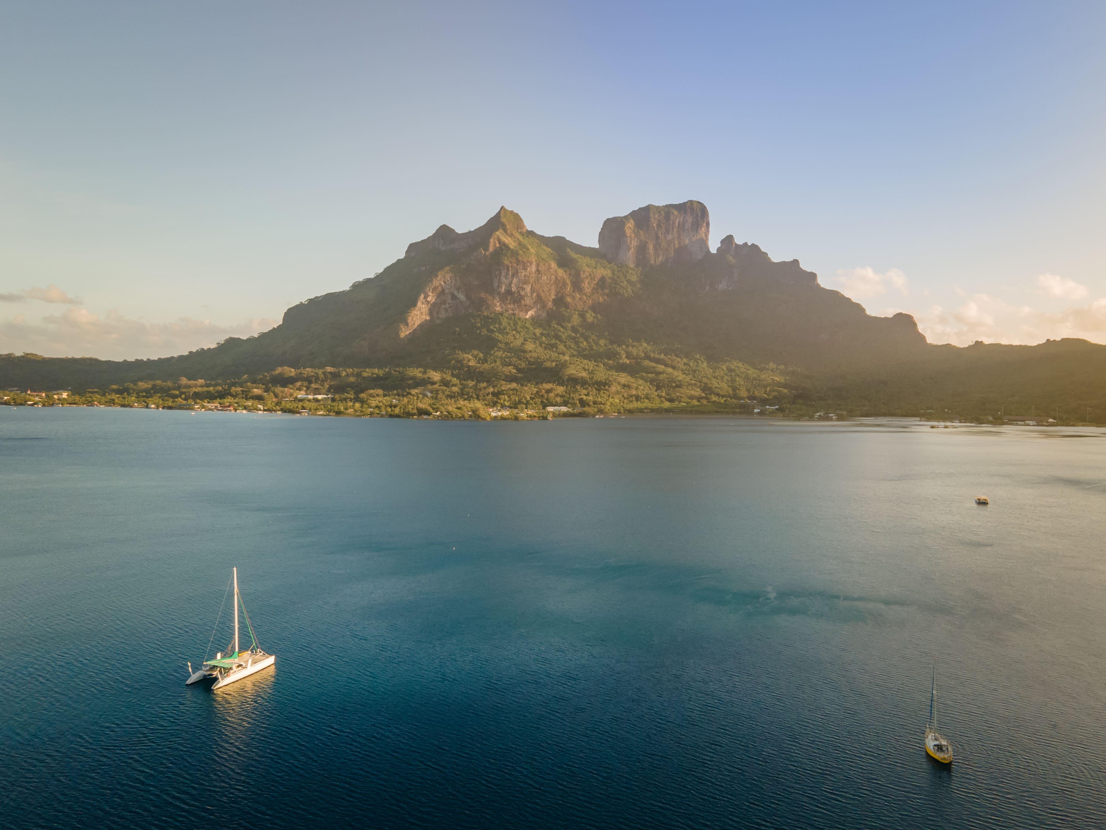 Vue sur le mont Otemanu, Bora Bora, Société © Julien Meillon - 97px