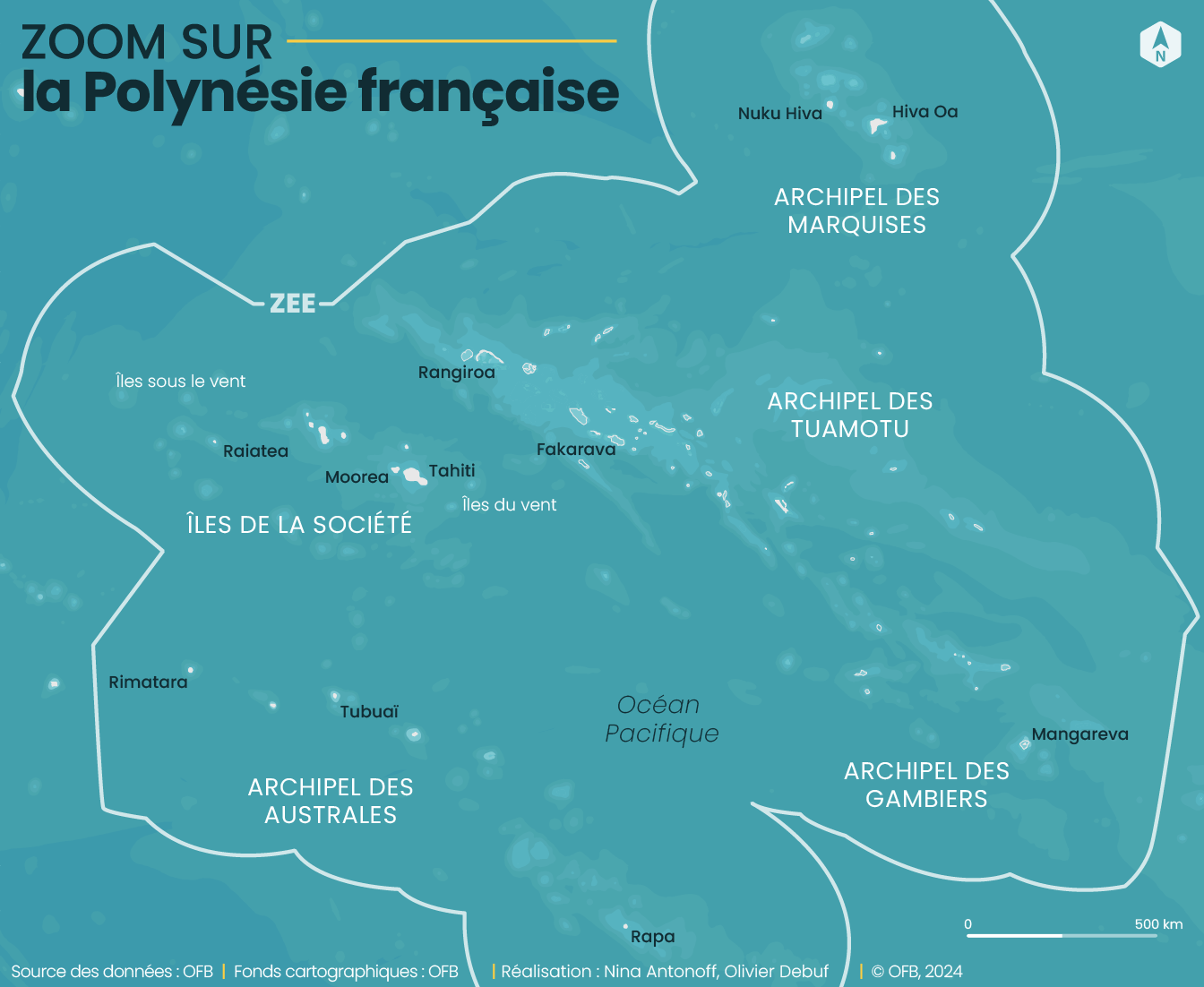 Carte Polynésie française